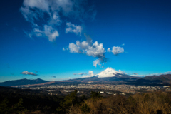 足柄峠から見た富士山