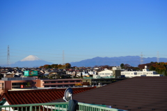 富士と丹沢山系