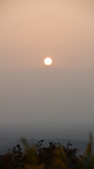 釧路湿原の夕日