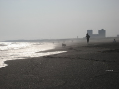 夕方の湘南海岸