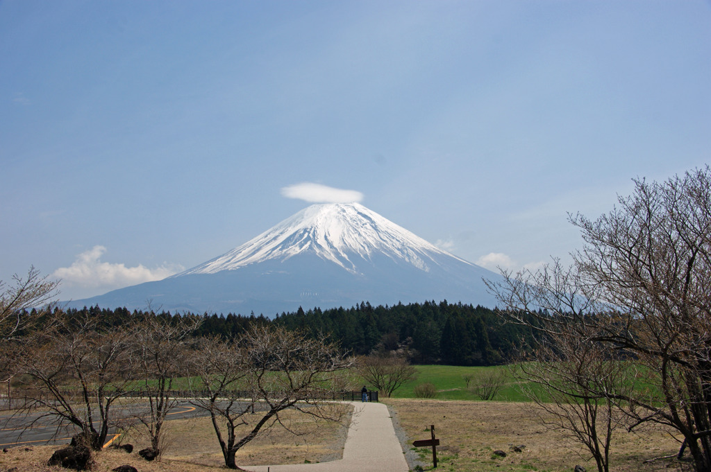 朝霧高原道の駅より