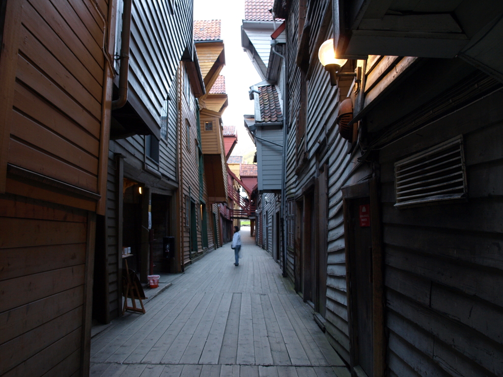 ベルゲンの路地