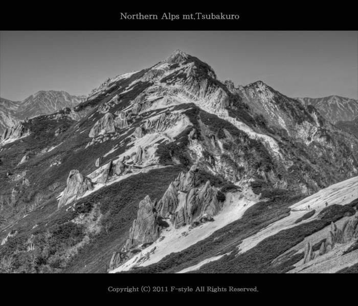 Northern Alps mt.Tsubakuro