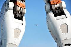 ガンダムと飛行機