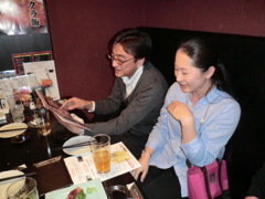 村岡さん高瀬さん送別会