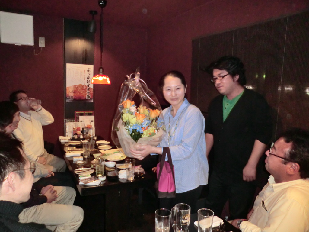 村岡さん高瀬さん送別会