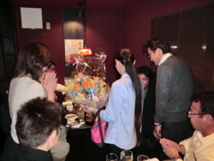 村岡さん高瀬さん送別会