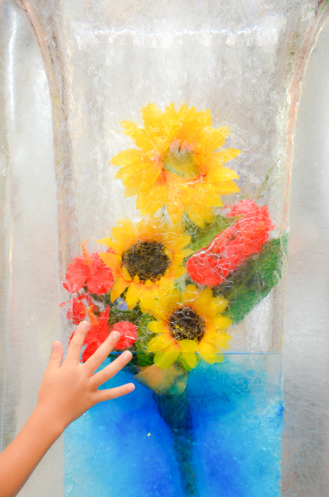 frozen flowers