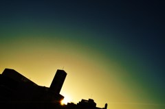 夕差し。