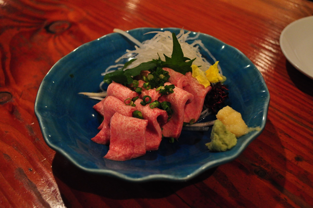 A市の牛タン専門店にて