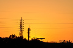 夕暮れ