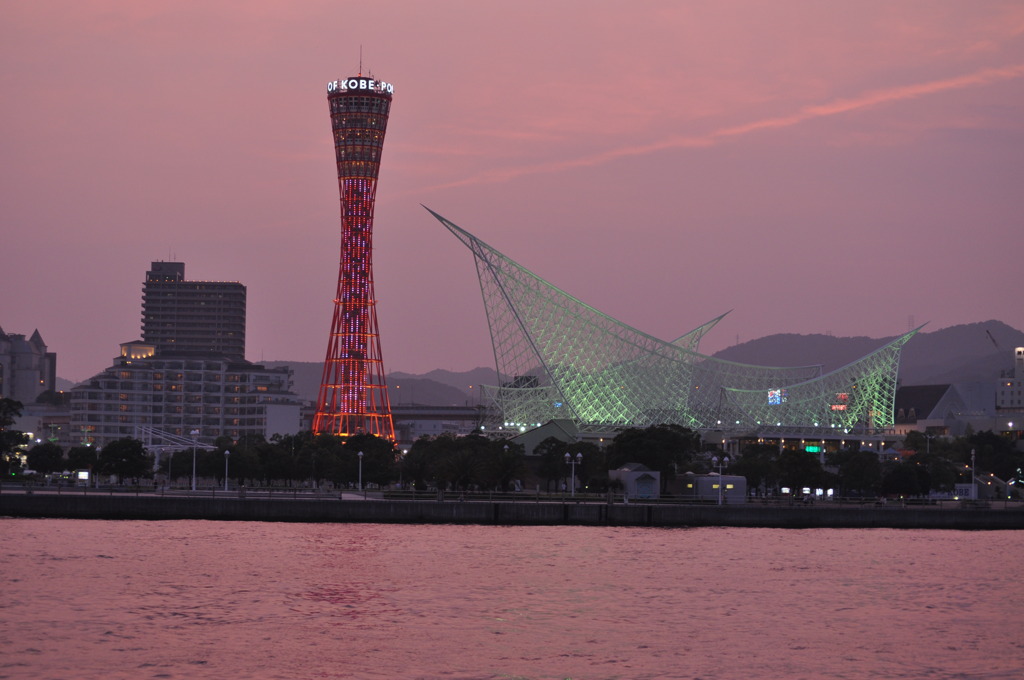 夕暮れ