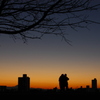 When dusk is deepening