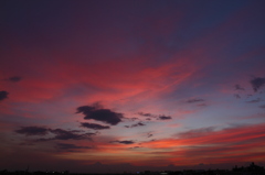 夏の夕暮れ
