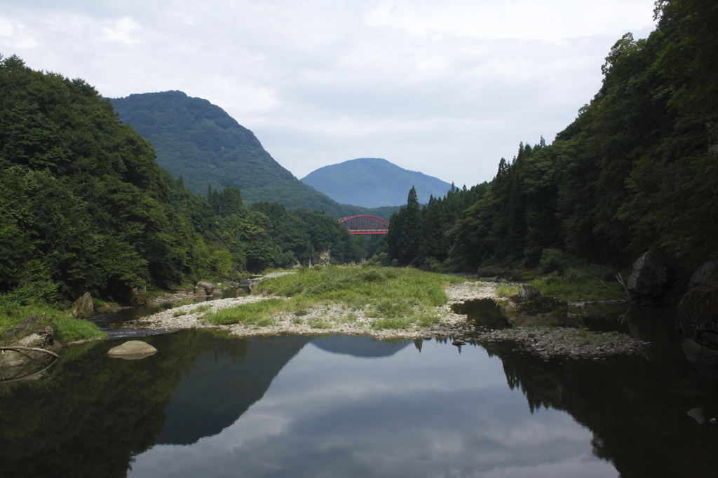 断崖から望む