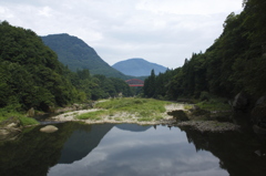 断崖から望む