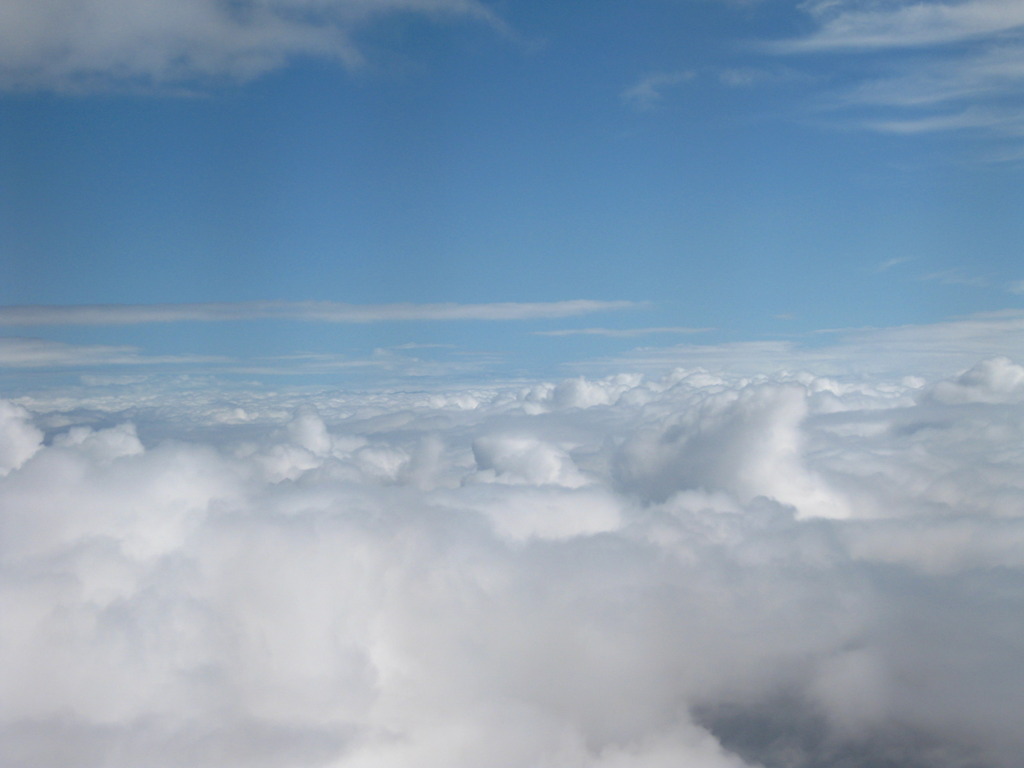 飛行機・雲