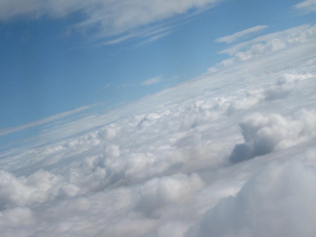 飛行機・雲