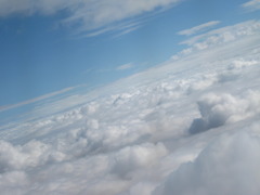 飛行機・雲