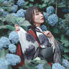 紫陽花の彩度抜き　2