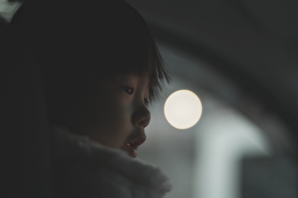 くるまにて