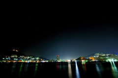 長崎_水辺の森公園から見た夜景