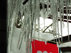 －４℃の中