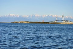 海上からの立山連峰