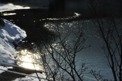 湖面のさざなみ