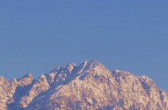 北アルプス　剱岳