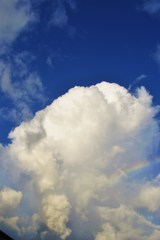 怖いくらい大きな雲でした。