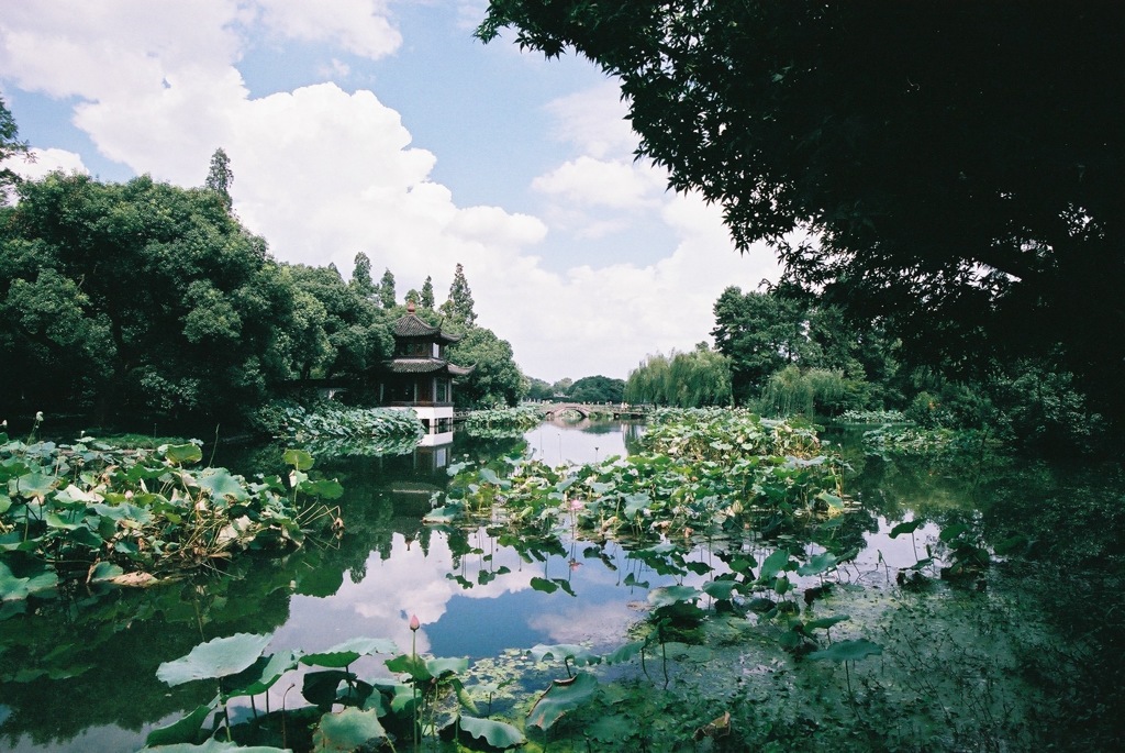 抗州の湖