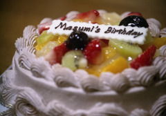 お誕生日ケーキ