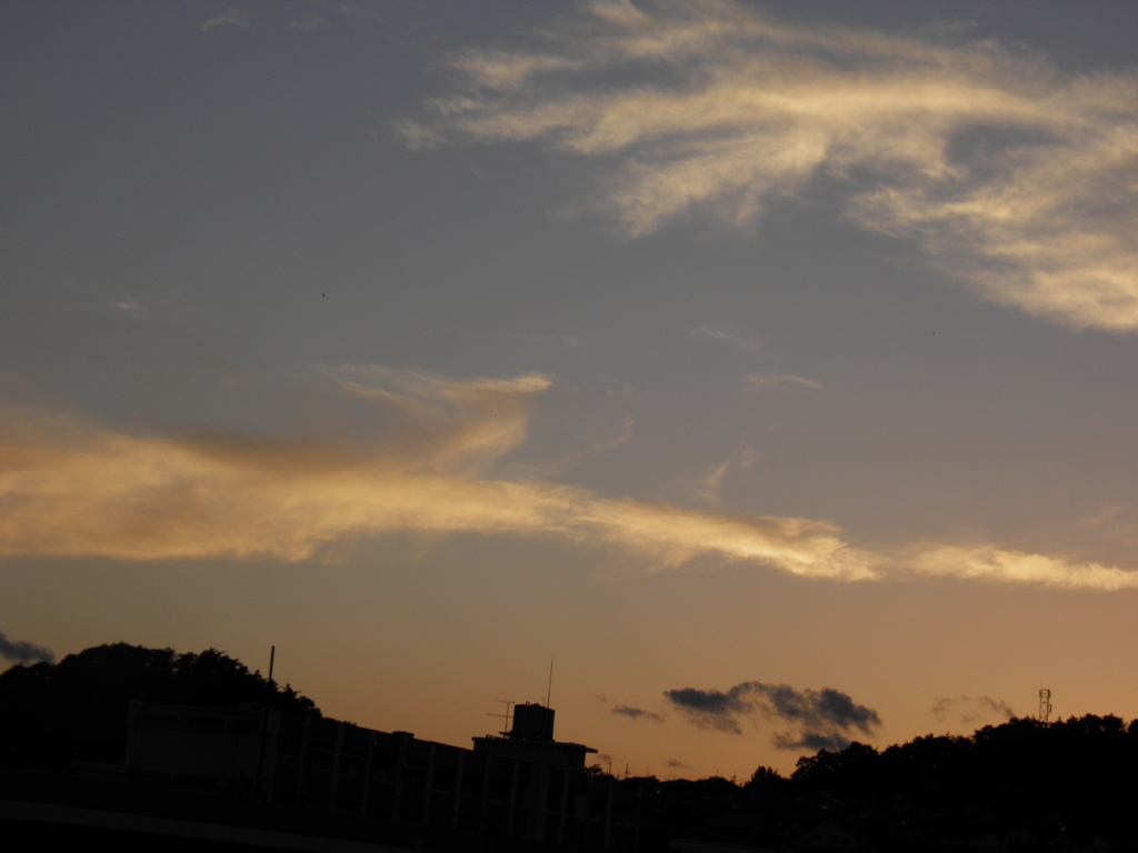 ９月１６日　夕日