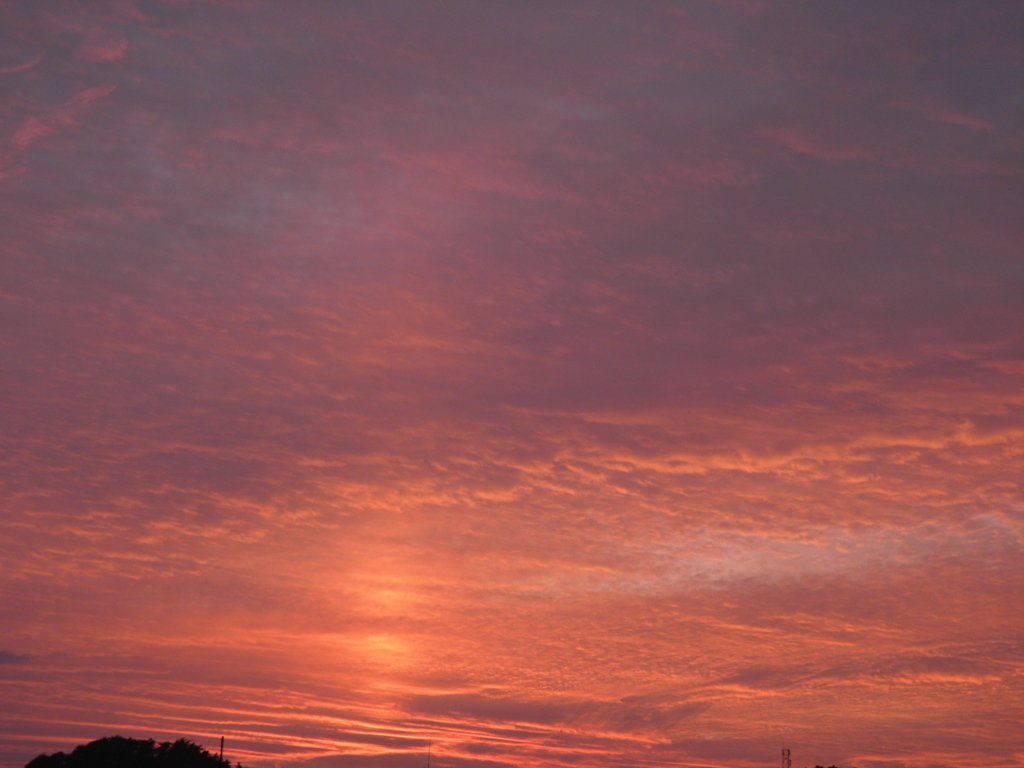 016　１０月１５日　夕日