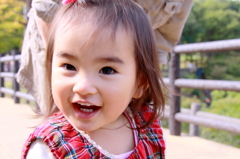 満面の笑み