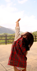 雲までとどけー!!