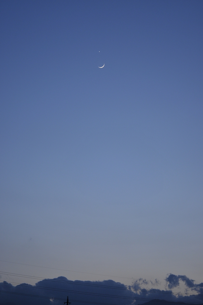 蒼と月と金星と