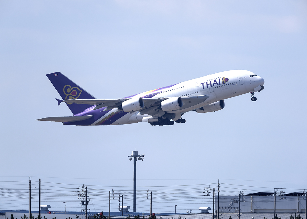 A380@離陸