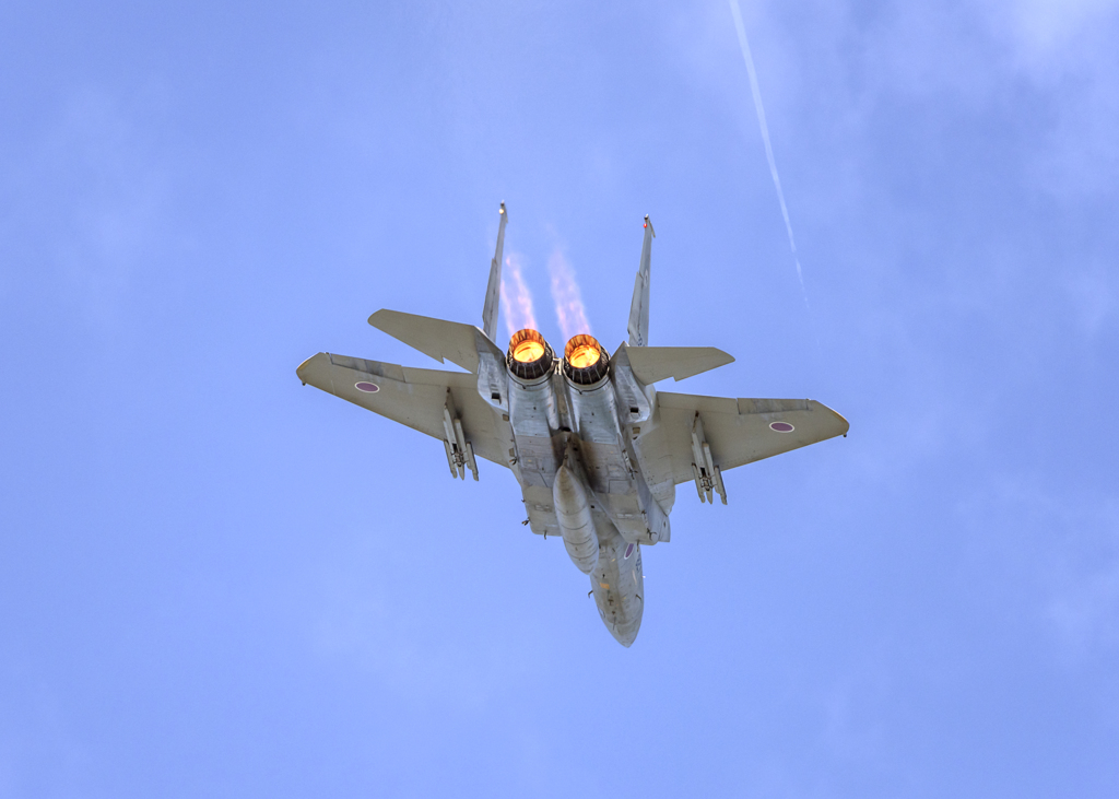 小松基地-予行-F-15