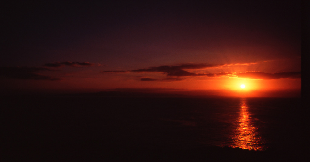 御神崎の夕日2