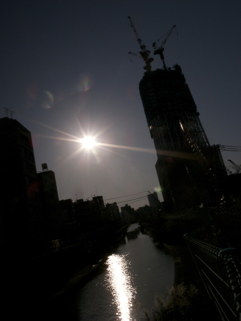 建設初期の東京スカイツリー1