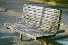 Wooden bench