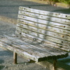 Wooden bench