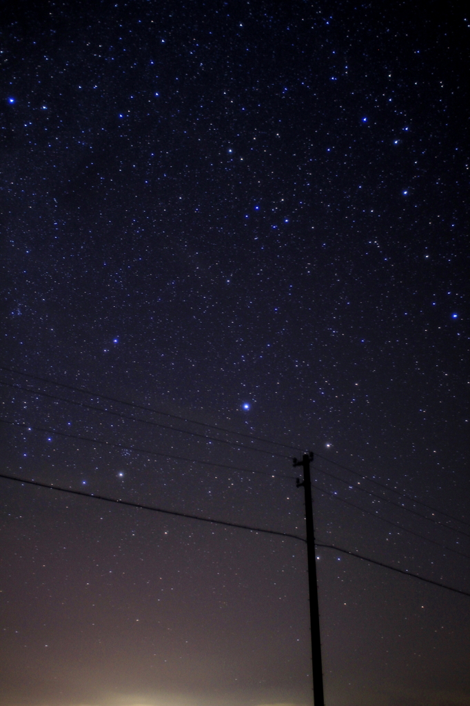 東の空