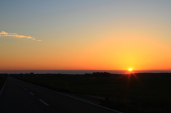 夕日