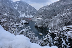 冬の庄川峡③