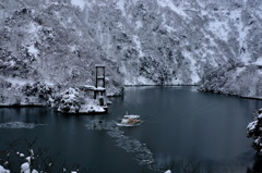 冬の庄川峡②