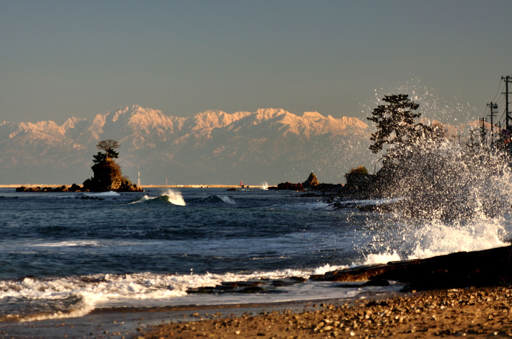 冬の富山湾