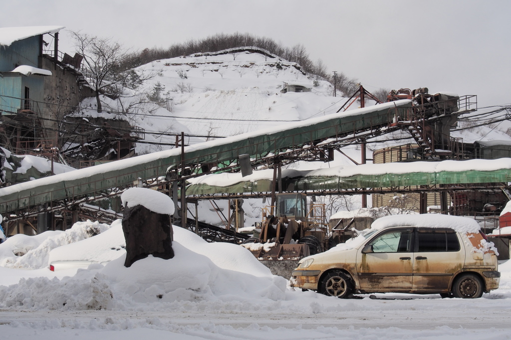 採石場の車